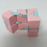 Pink and Blue Infinity Cube Fidget Toy