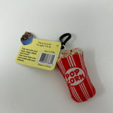 Plushie TREATZ KEYCHAIN Popcorn Clip Zipper Clip