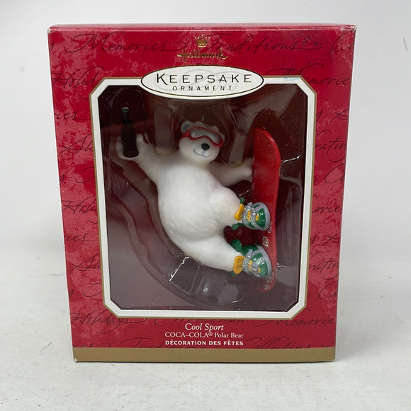 Hallmark Keepsake Ornament Coca-Cola Polar Bear Cool Sport 2001