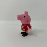 Peppa Pig Red Dress With Hearts Figure