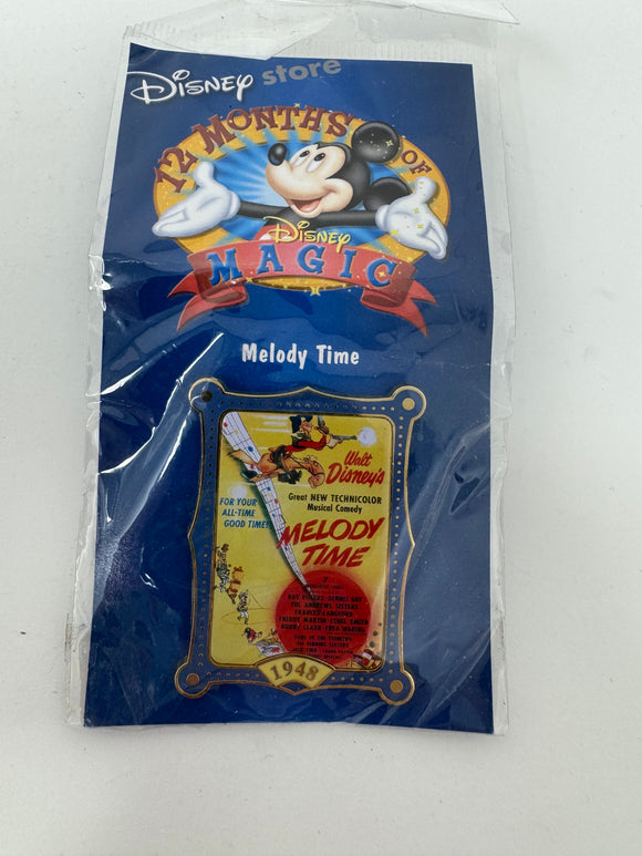 Disney Store ~ MELODY TIME (1948) ~ 12 Months of Magic Pin