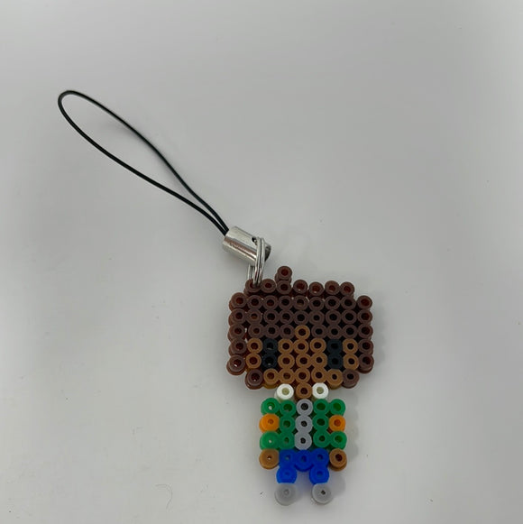 Voltron Lance Dark Green Jacket Mini Perler Bead Charm/Keychain