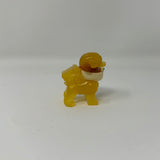 Paw Patrol Movie RUBBLE neon yellow dog mini figure