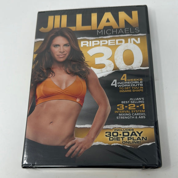 DVD Jillian Michaels Ripped In 30 Sealed