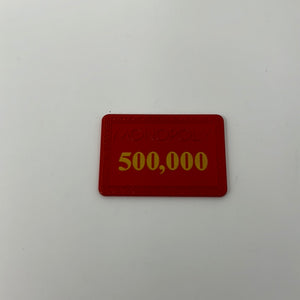 Monopoly Surprise Community Chest Red Certificate 500,000 Token Game Piece
