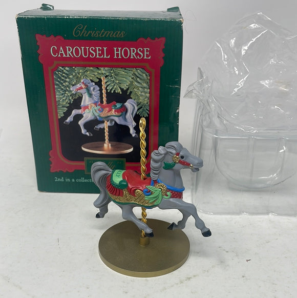 Hallmark Keepsake Ornament Carousel Horse Collection #2 “Holly” 1989