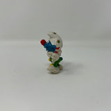 Vintage Smurf Circus Clown Red Nose Colorful  Stars Peppermint Candy 1997