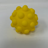 Pop It Ball Toy Yellow Fidget
