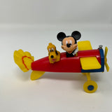 Mickey Mouse Pluto Airplane Plastic Toy Cake Topper Disney