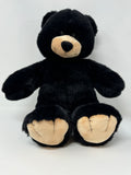 Build A Bear (BAB) Workshop Black Bear 17" Plush Black Teddy Stuffed Animal Toy