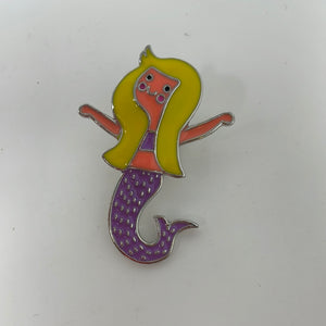 Mermaid Metal Enamel Pin Brooch Pinback