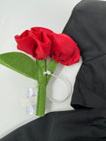 Build a Bear TUXEDO Shirt, Pants, Shoes and Roses Black Outfit Wedding Groom Suit