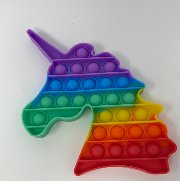 Rainbow Unicorn Pop It Fidget Toy
