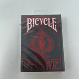 Bicycle FOIL BACK CRIMSON METALLUXE Playing Cards Deck New Air Cushioned Finish