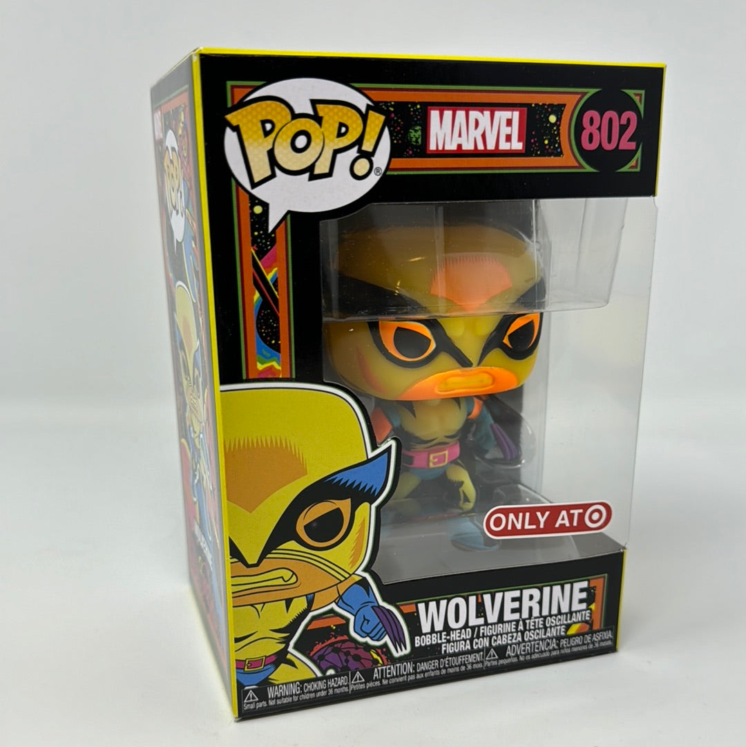 On sale Marvel Wolverine Black Light Funko Pop