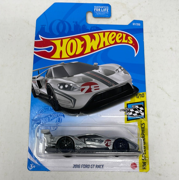 Hot Wheels 2021 HW Speed Graphics 1/10 2016 Ford GT Race 67/250