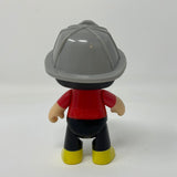 RYAN'S WORLD Firefighter Gray Hat PVC 3” Action Figure