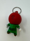 Marvel Collectors Figural Keyring Series Red Skull Head Green Body 2.5"