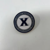Xavier University Learning, Serving, Achieving, Together Enamel Pin