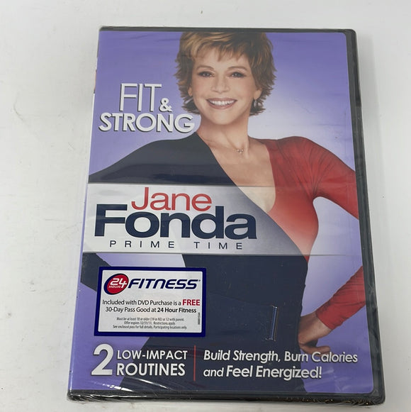 DVD Fit & Strong Jane Fonda Prime Time Sealed