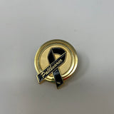 Pallbearer Gold and Black Enamel Pin