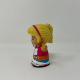 Fisher Price Little People Barbie Girl Soccer Player Figure