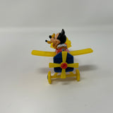 Mickey Mouse Pluto Airplane Plastic Toy Cake Topper Disney