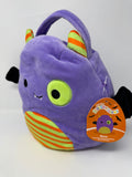 12" Squishmallows BLAZE THE MONSTER BAT Halloween Treat Pail Plush Bag