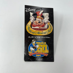 Disney Store Disney Magical Musical Moments For He’s A Jolly Good Fellow Donald 50th 1984 Pin #57