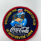 Vintage Lesourdsville Lake Americana Amusement Park Souvenir Patch Ohio Coke