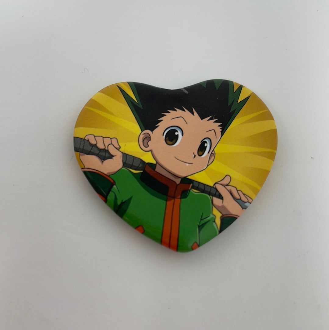 Hunter X Hunter Gon Heart Shaped Pin – shophobbymall