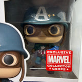 Funko Pop! Marvel WWII Ultimates Captain America Marvel Collector Corps Exclusive 821