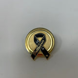 Pallbearer Gold and Black Enamel Pin