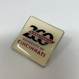 1 UC University of Cincinnati 200 Years Bicentennial Logo Bearcats Lapel Hat Pin