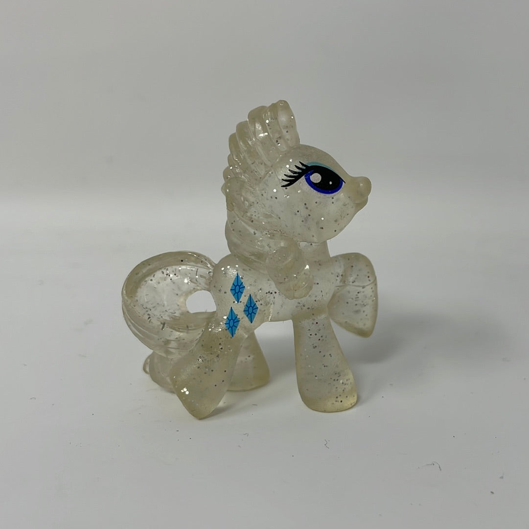 MLP My Little Pony G4 Clear Glitter Rarity 2 Inches – shophobbymall