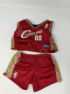 Build A Bear Workshop NBA Cleveland Cavaliers Jersey and Shorts Set