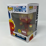 Funko Pop! Marvel Fantastic Four Human Torch GITD Marvel Collector Corps Exclusive 572