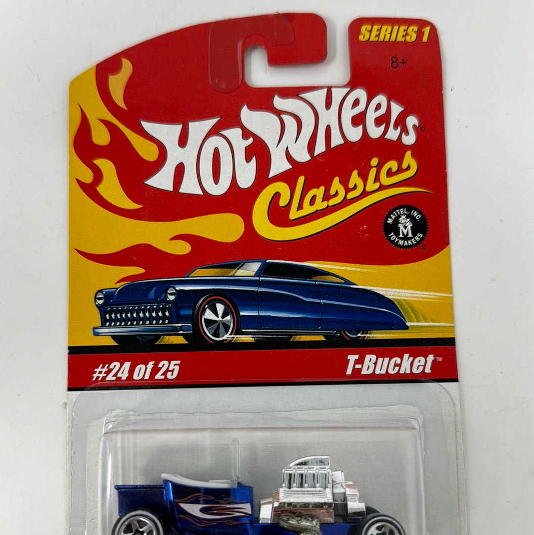 Hotwheels T-BUCKET 新品未開封 ブルーバード Hot Wheels Classics Series 1 T-Bucket Blue #24 of 25 – shophobbymall