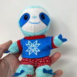 Build A Bear Advent Calendar 2022 Blue Sloth Plush Mini 5"