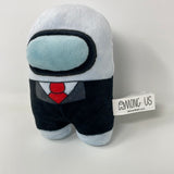 Toikido Among Us White Black Suit Red Tie Crewmate 6" Official Plush