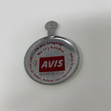 Vintage 1960s Avis We Try Harder Complementary Button Badge Metal Advertising Campaign Promotional Giveaway 1 1/2 Inch Diameter