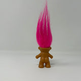 Russ Baby Troll Doll, 2.5", Pink Hair, Vintage Russ Troll Doll