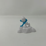 McDonald’s 2017 Happy Meal Toy Smurfs Lost Village Clumsy Smurf Cloud 1.75”