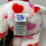 Build A Bear Puppy Dog Plush Hearts Fur You Stuffed Animal Love 25th Heart Nose