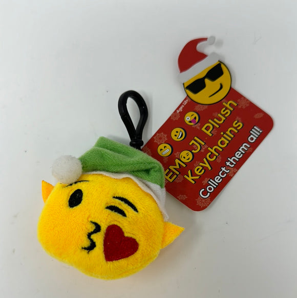 Emoji Plush Keychains Kissy Elf