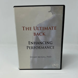 DVD The Ultimate Back Enhancing Performance Stuart McGill, PHD