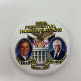 Vintage 55th Presidential Inauguration 2005 January 20th Bush and Cheney Pin