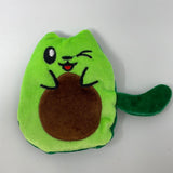 Sand Filled Fidget Toy Avocado Cat