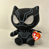 TY Beanie Baby 6" Black Panther Marvel Plush Stuffed Animal Toy