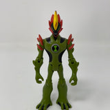 2008 Bandai Ben 10 Ben Ten Swampfire 4" Action Figure Toy